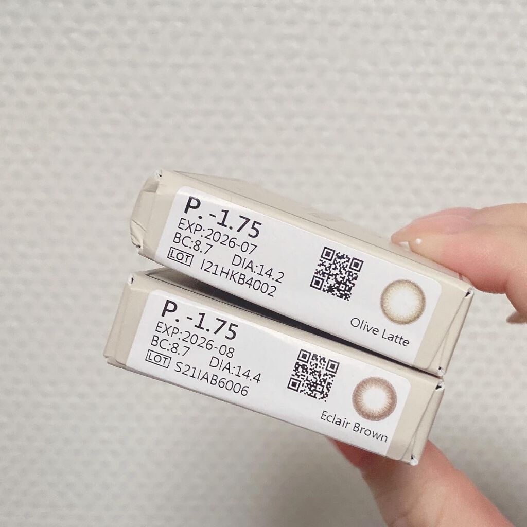 アンジョルノ エクレアブラウン/en Giorno/カラーコンタクトレンズを使ったクチコミ（3枚目）