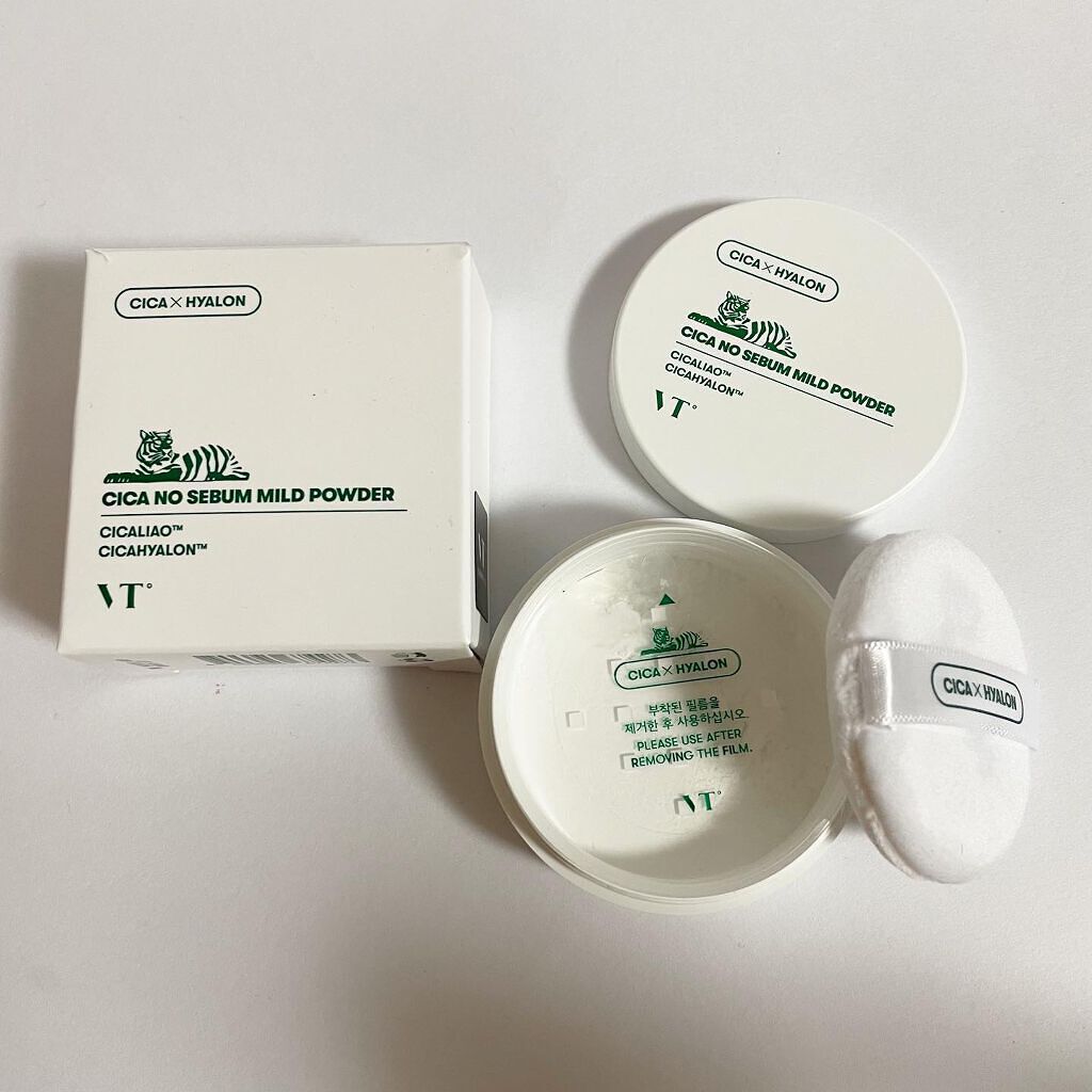 CICA ノーセバム マイルドパウダー/VT/ルースパウダーを使ったクチコミ（2枚目）