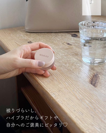 グッチ ルージュ ア レーヴル ヴォワル/GUCCI beauty/口紅を使ったクチコミ(8枚目)