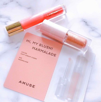 ソフトクリームチーク/AMUSE/リキッドチークを使ったクチコミ(1枚目)