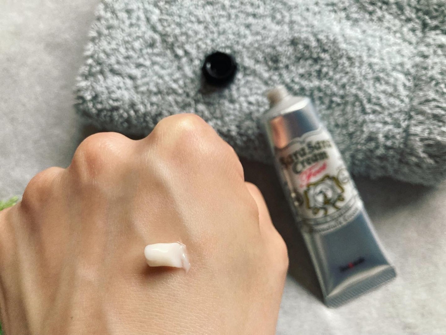 薬用足指さらさらクリーム/デオナチュレ/デオドラント・制汗剤を使ったクチコミ(2枚目)