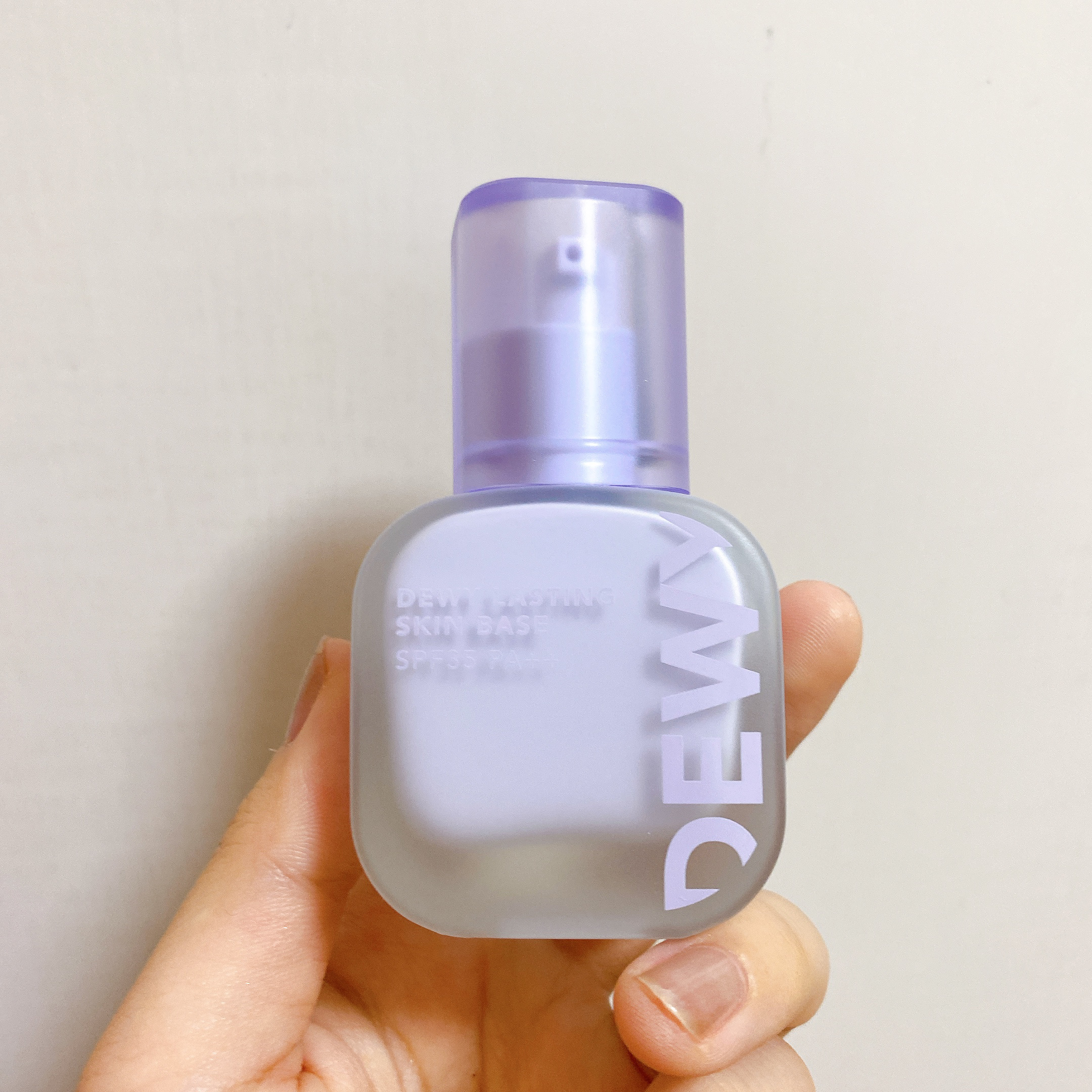 デューイラスティングスキンベース パープル/THE FACE SHOP/化粧下地を使ったクチコミ（1枚目）