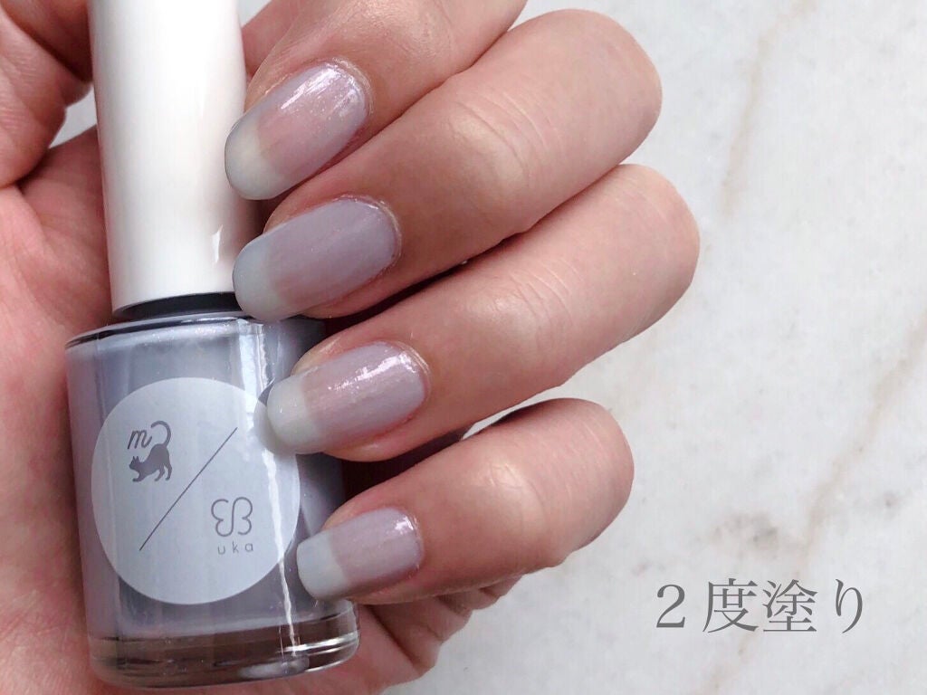 カラーベースコート ゼロ/uka/オールインワンネイルを使ったクチコミ(3枚目)