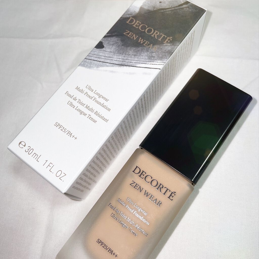 ゼン ウェア フルイド/DECORTÉ/リキッドファンデーションを使ったクチコミ(9枚目)