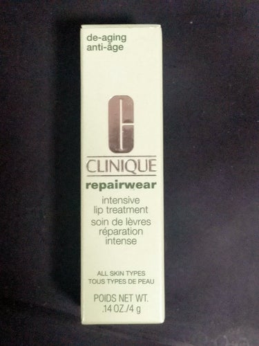 CLINIQUE リペアウェア インテンシブ リップ トリートメントのクチコミ「こちら、CLINIQUEのリペアウェア　インテンシブリップトリートメント になります。
使い切.....」（1枚目）