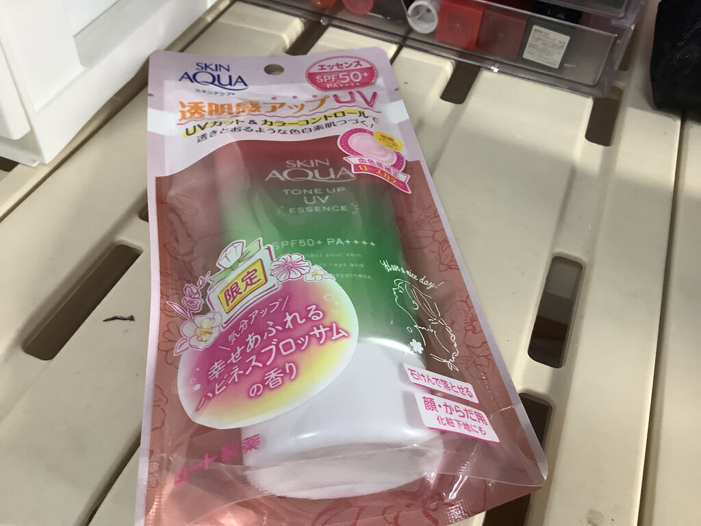 スキンアクア トーンアップUVエッセンス/スキンアクア/日焼け止めクリームを使ったクチコミ（1枚目）
