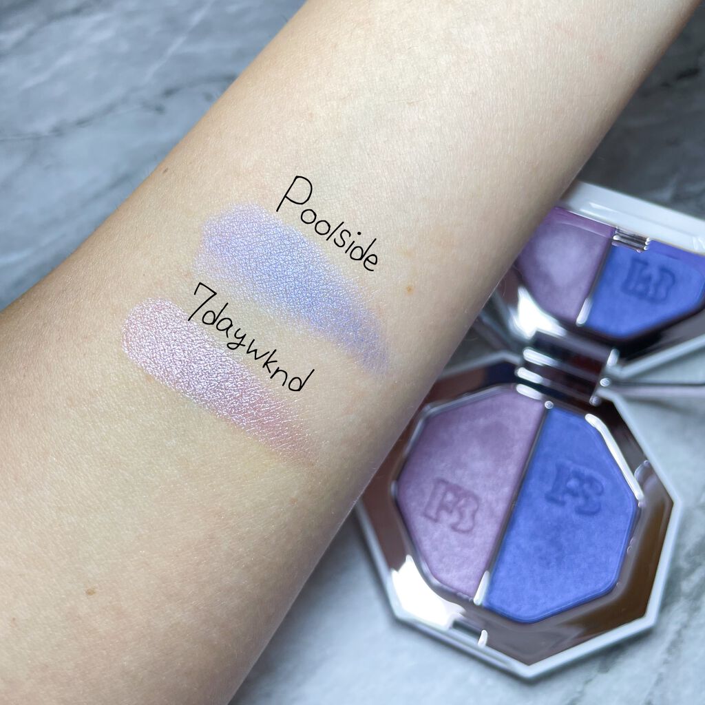 KILLAWATT FREESTYLE HIGHLIGHTER DUO/FENTY BEAUTY BY RIHANNA/パウダーハイライトを使ったクチコミ(4枚目)