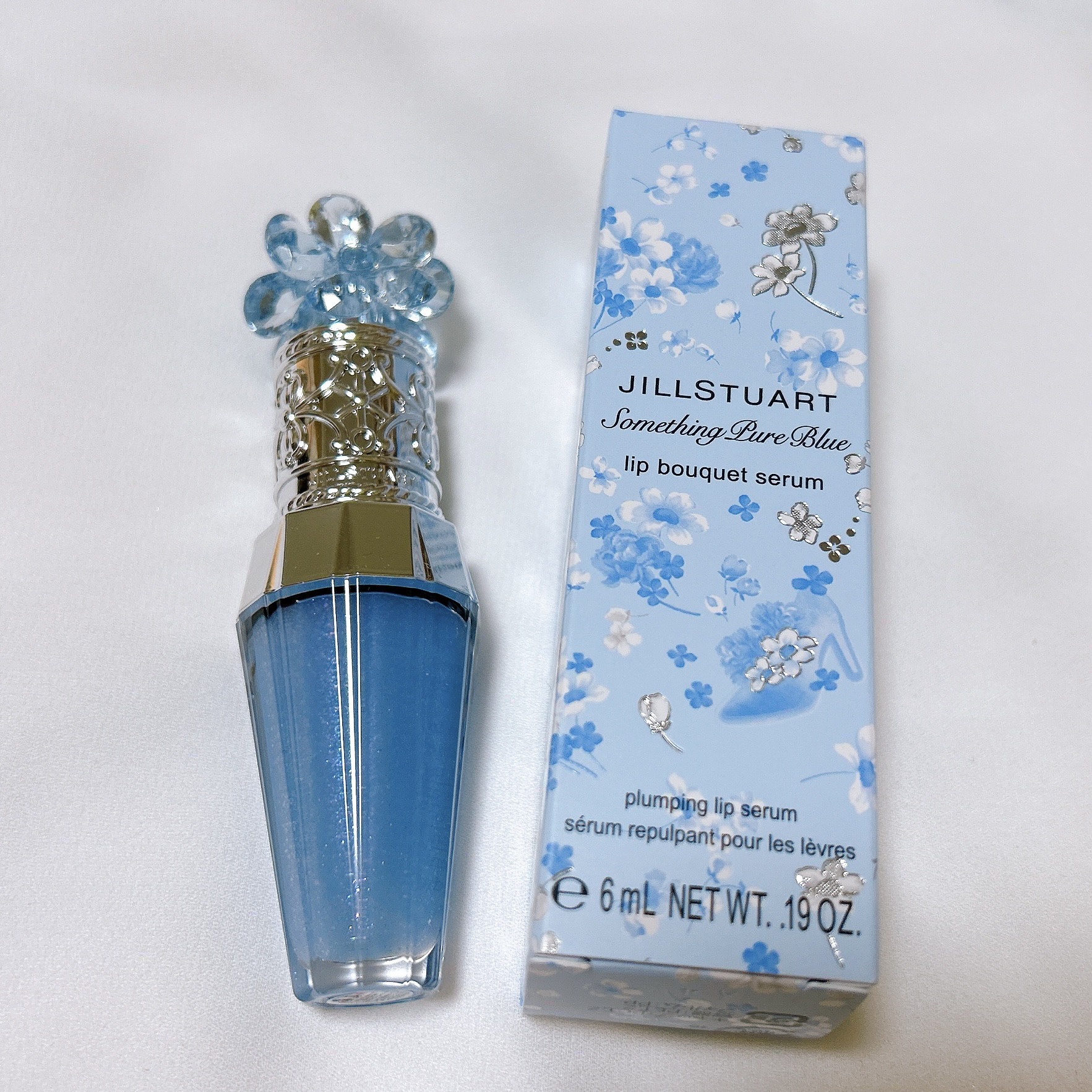 ジルスチュアート サムシングピュアブルー リップブーケ セラム/JILL STUART/リップ美容液を使ったクチコミ（2枚目）