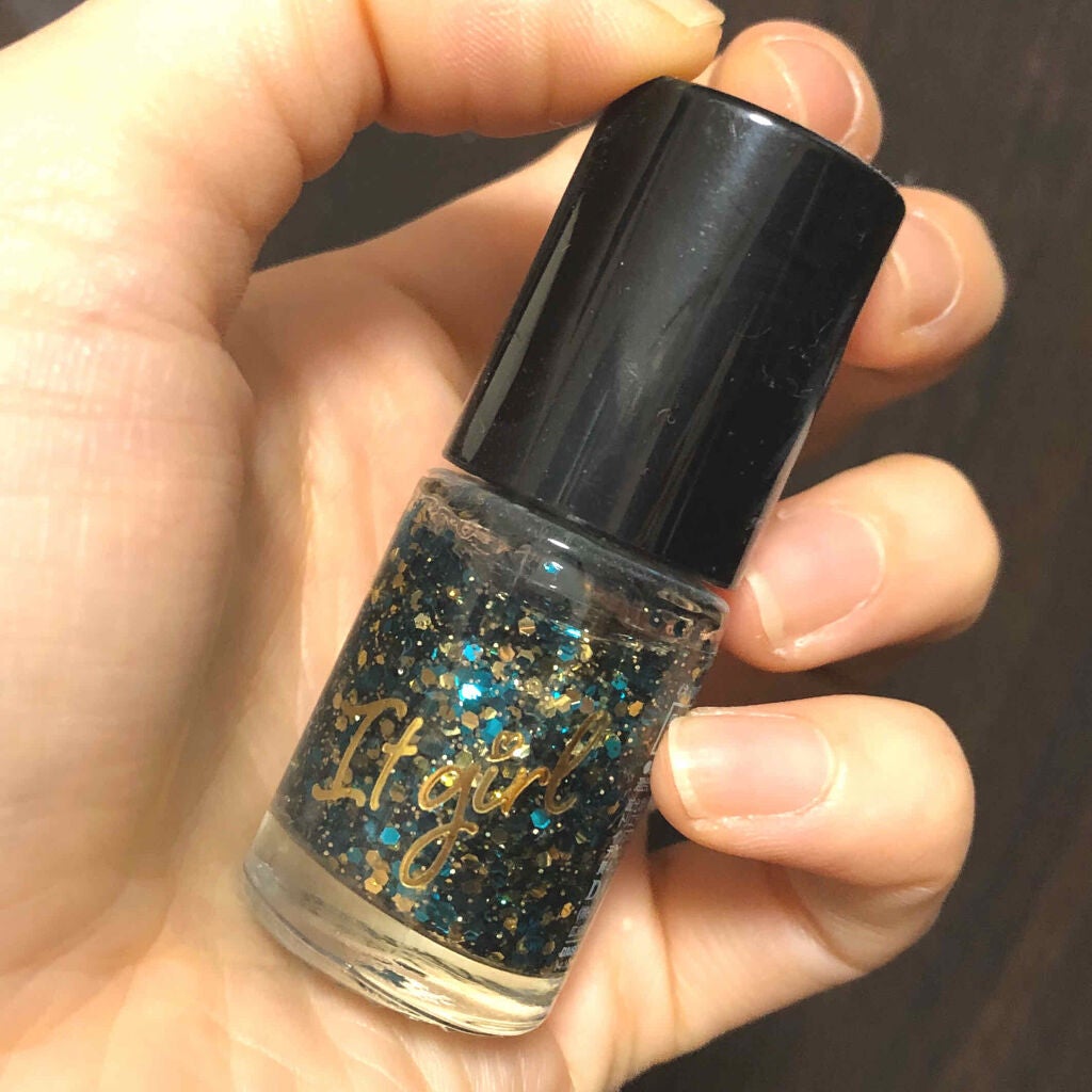 ITGグリッターネイル/DAISO/マニキュアを使ったクチコミ(1枚目)