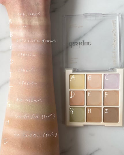 プロコンシーラーパレット/dasique/パレットコンシーラーを使ったクチコミ(4枚目)