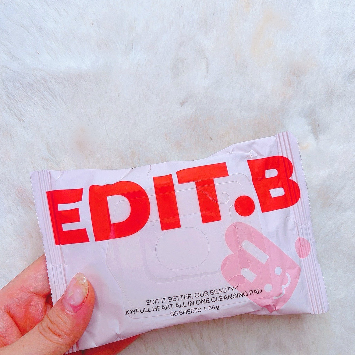 ジョイフルハートオールインワンクレンジングパッド/EDIT.B/クレンジングシートを使ったクチコミ（2枚目）