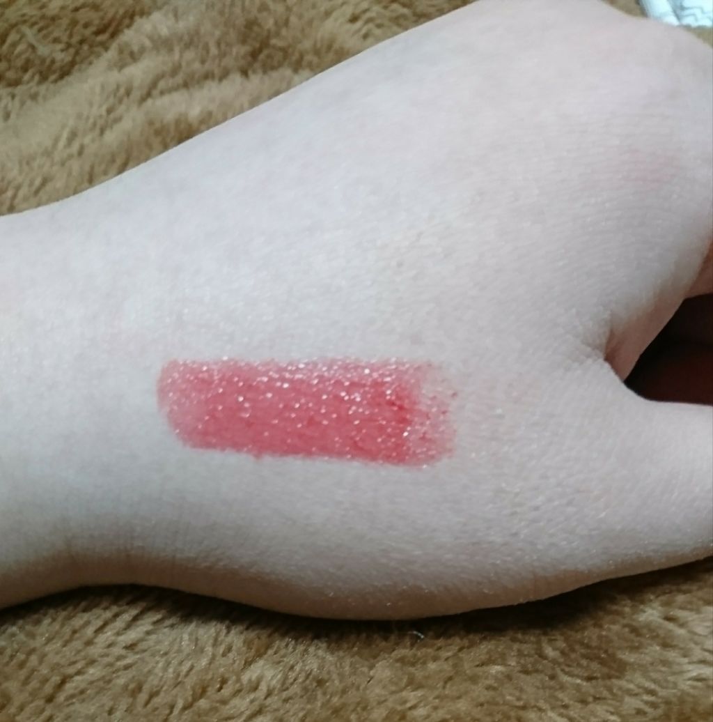 ラスティンググロスリップ/CEZANNE/口紅を使ったクチコミ（2枚目）