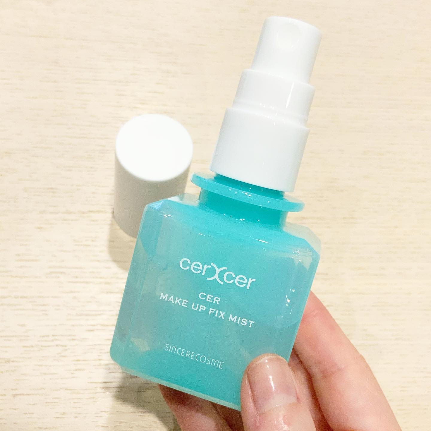 メイクアップフィックスミスト/cerXcer/フィックスミストを使ったクチコミ（2枚目）