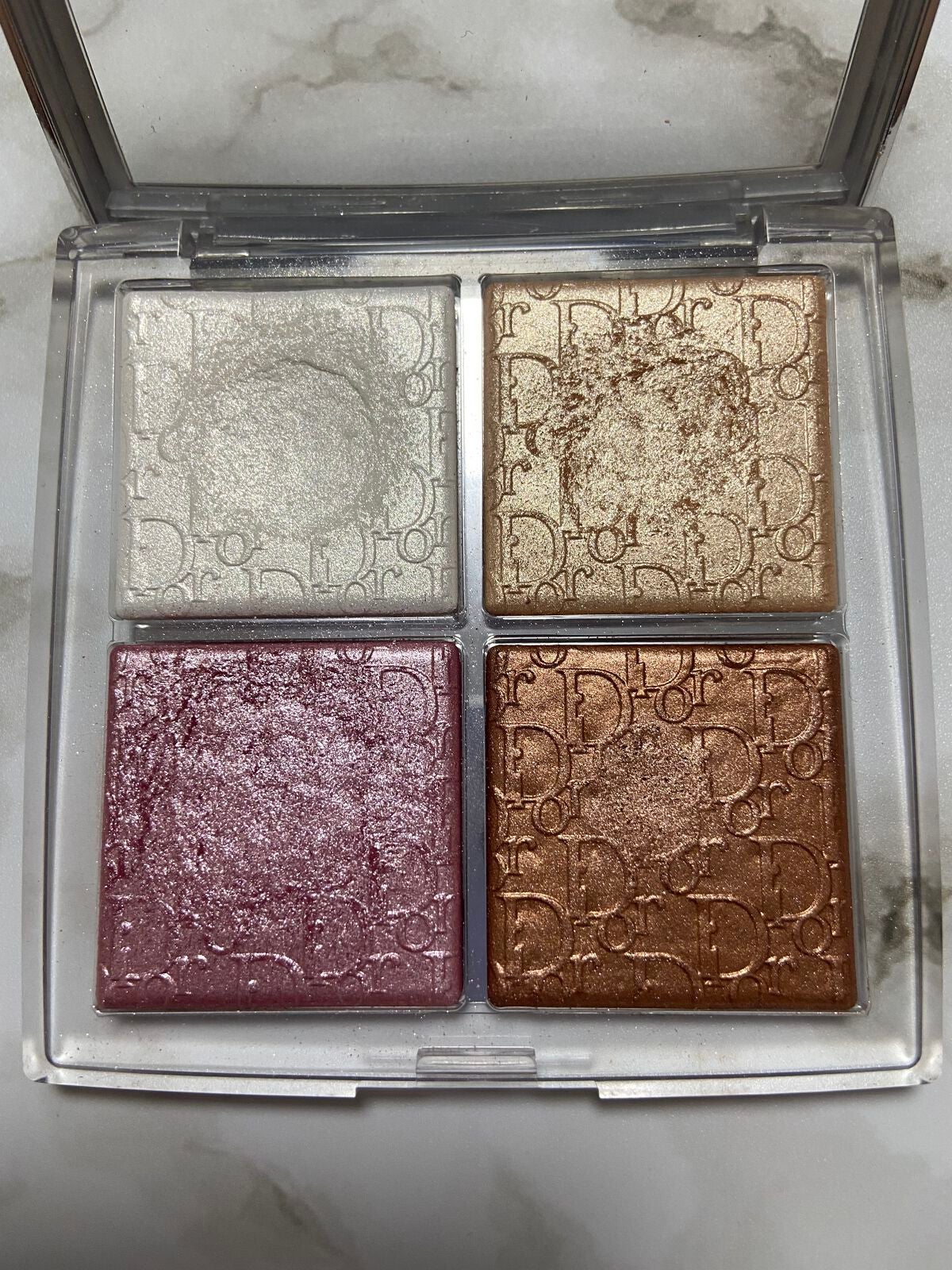 【旧】ディオール バックステージ フェイス グロウ パレット/Dior/ハイライトを使ったクチコミ(5枚目)