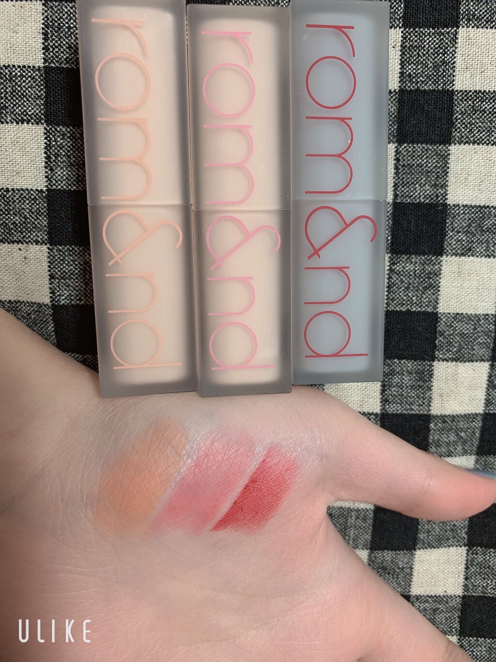 ゼロマットリップスティック/rom&nd/口紅を使ったクチコミ(1枚目)