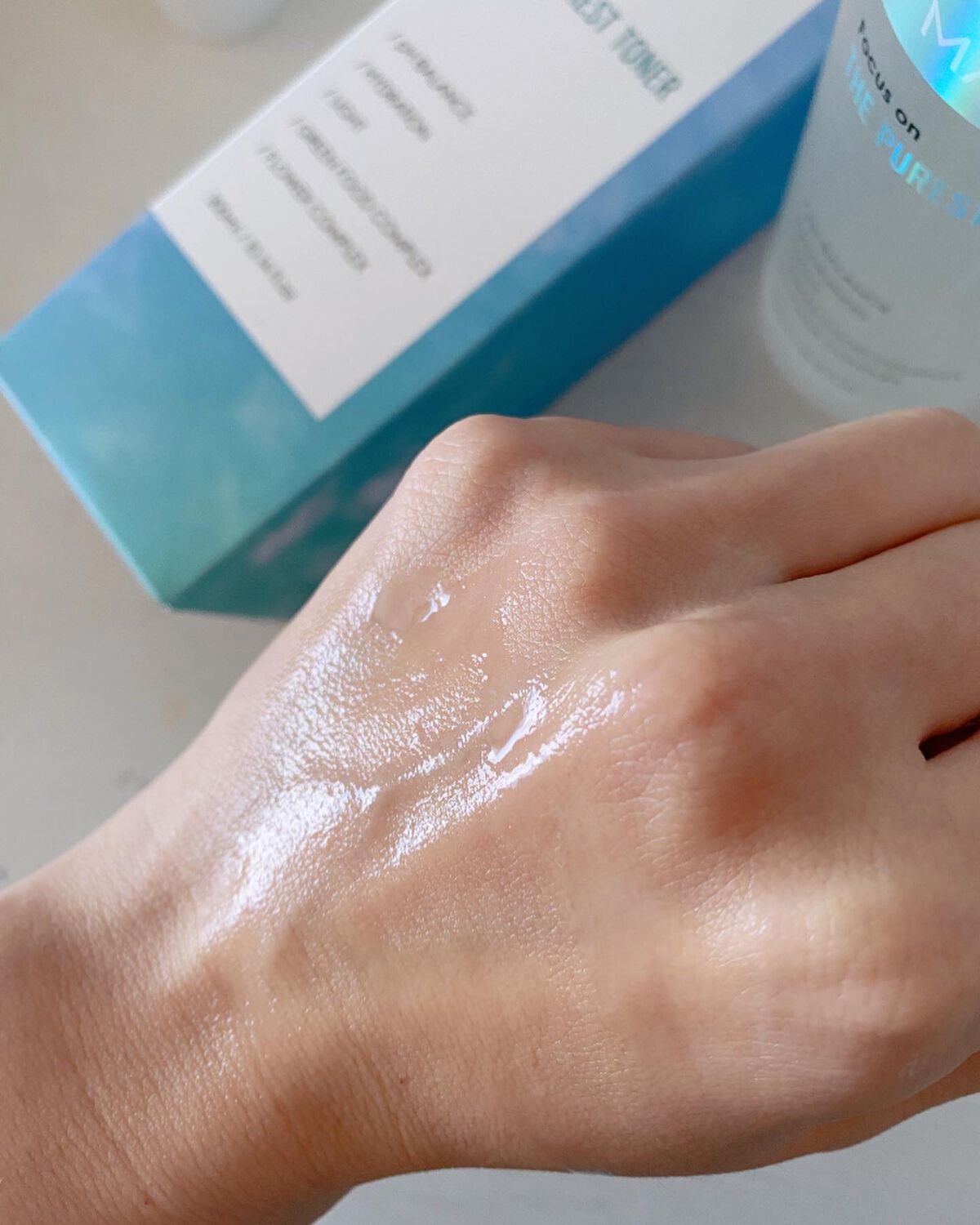 ザ・ピュアレストトナー/MAKE9/化粧水を使ったクチコミ（3枚目）