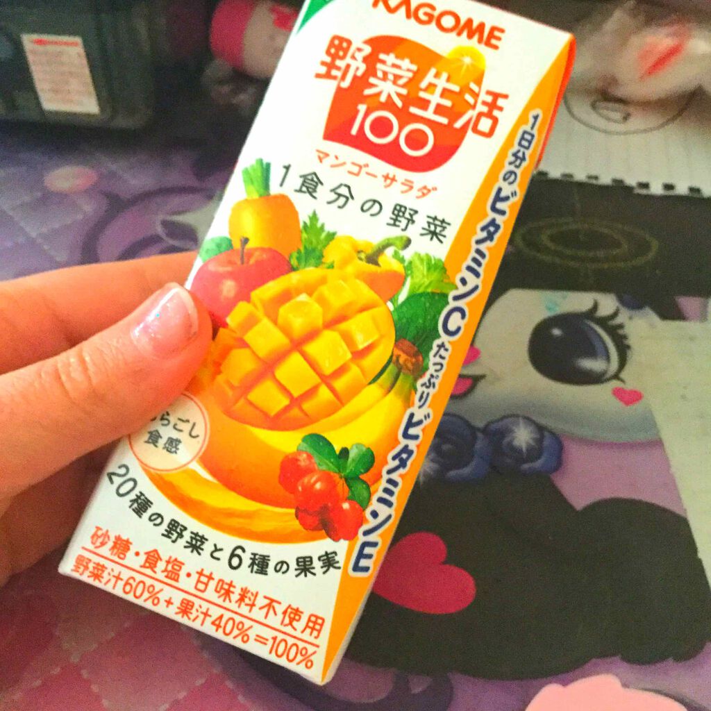野菜生活100 オリジナル 200ml/野菜生活１００/野菜ジュースを使ったクチコミ（1枚目）