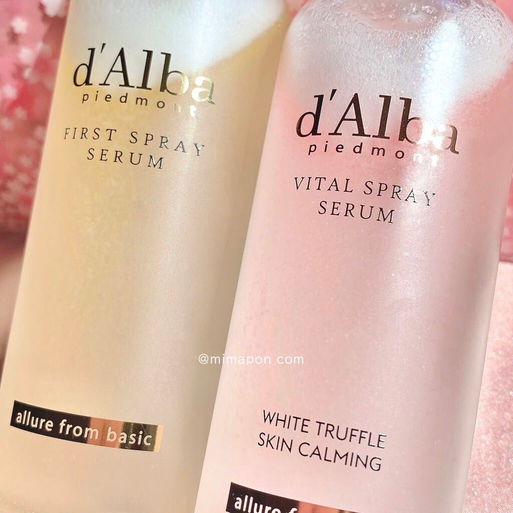 ダルバ ホワイトトリュフファーストスプレーセラム/ダルバ/ミスト状化粧水を使ったクチコミ(4枚目)