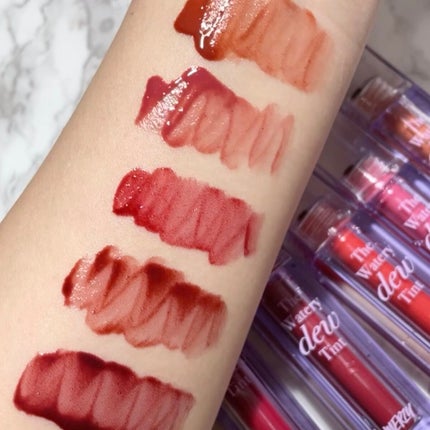 ザ ウォータリーデューティント/MERZY/リップティントを使ったクチコミ(4枚目)