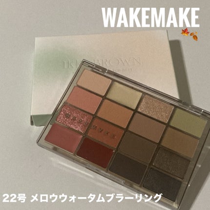 ソフトブラーリングアイパレット/wakemake/アイシャドウパレットを使ったクチコミ(1枚目)