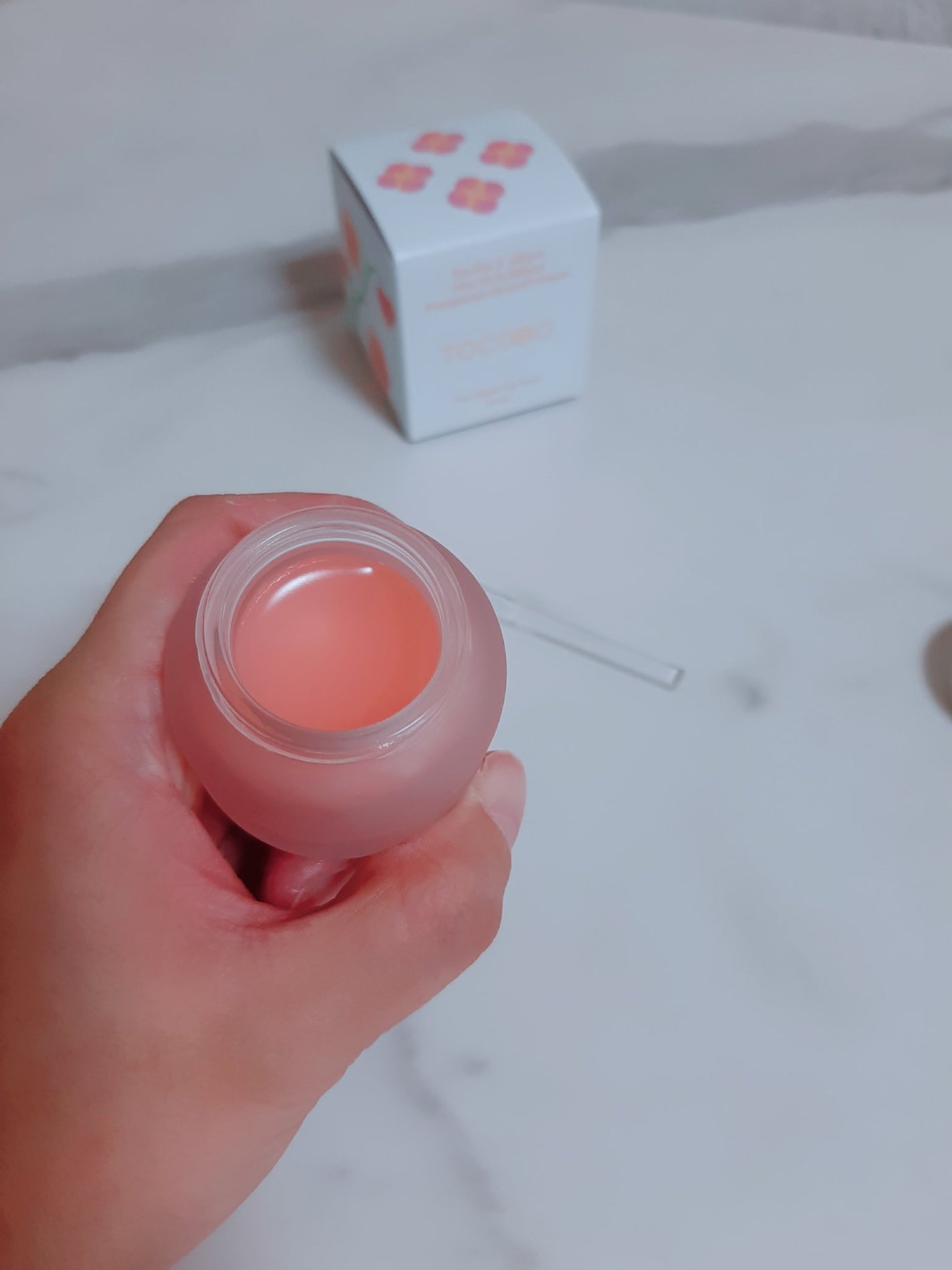 みぃ on LIPS 「ぷるりんリップTOCOBOビタグレーズドリップマスク@oliv..」(3枚目)