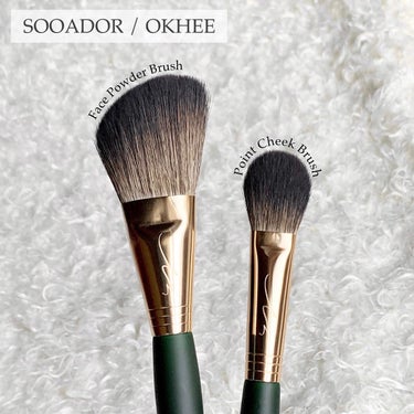 SOOA DOR OKHEE ポイントチークブラシのクチコミ「....................................................」（1枚目）