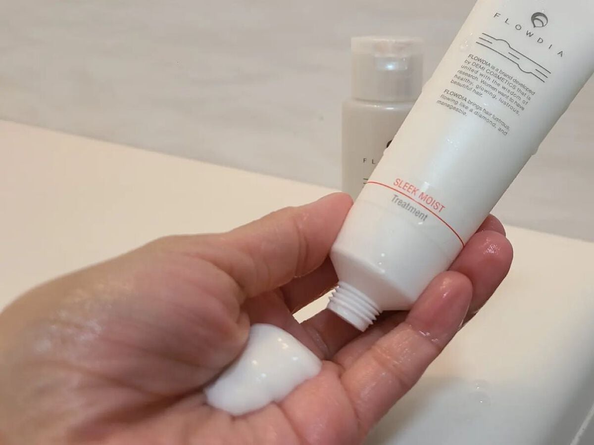 シャンプースリークモイスト/トリートメント スリークモイスト/FLOWDIA/シャンプー・コンディショナーを使ったクチコミ(5枚目)