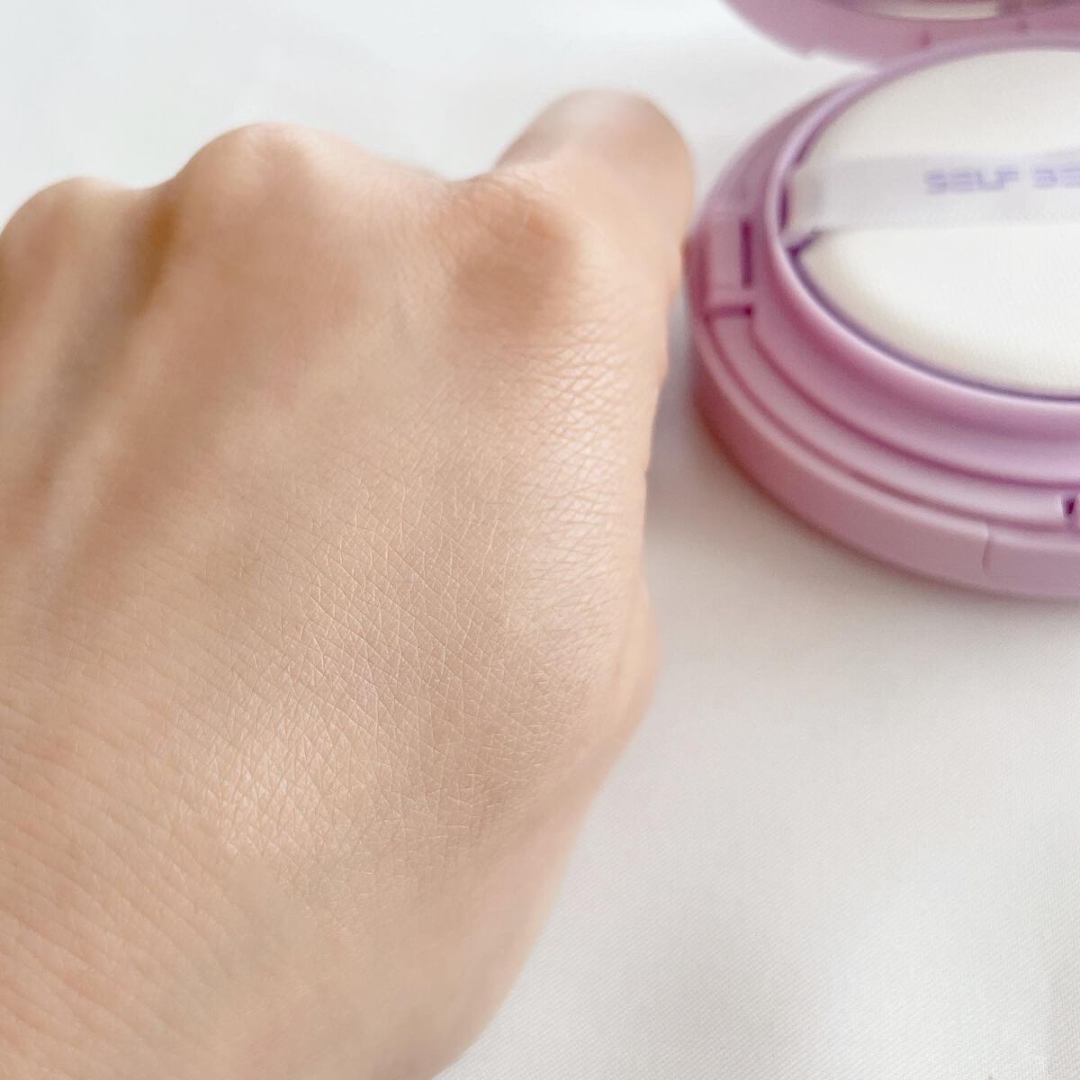 ユニコーン オーロラ光彩クッション/SELF BEAUTY/クッションファンデーションを使ったクチコミ(5枚目)