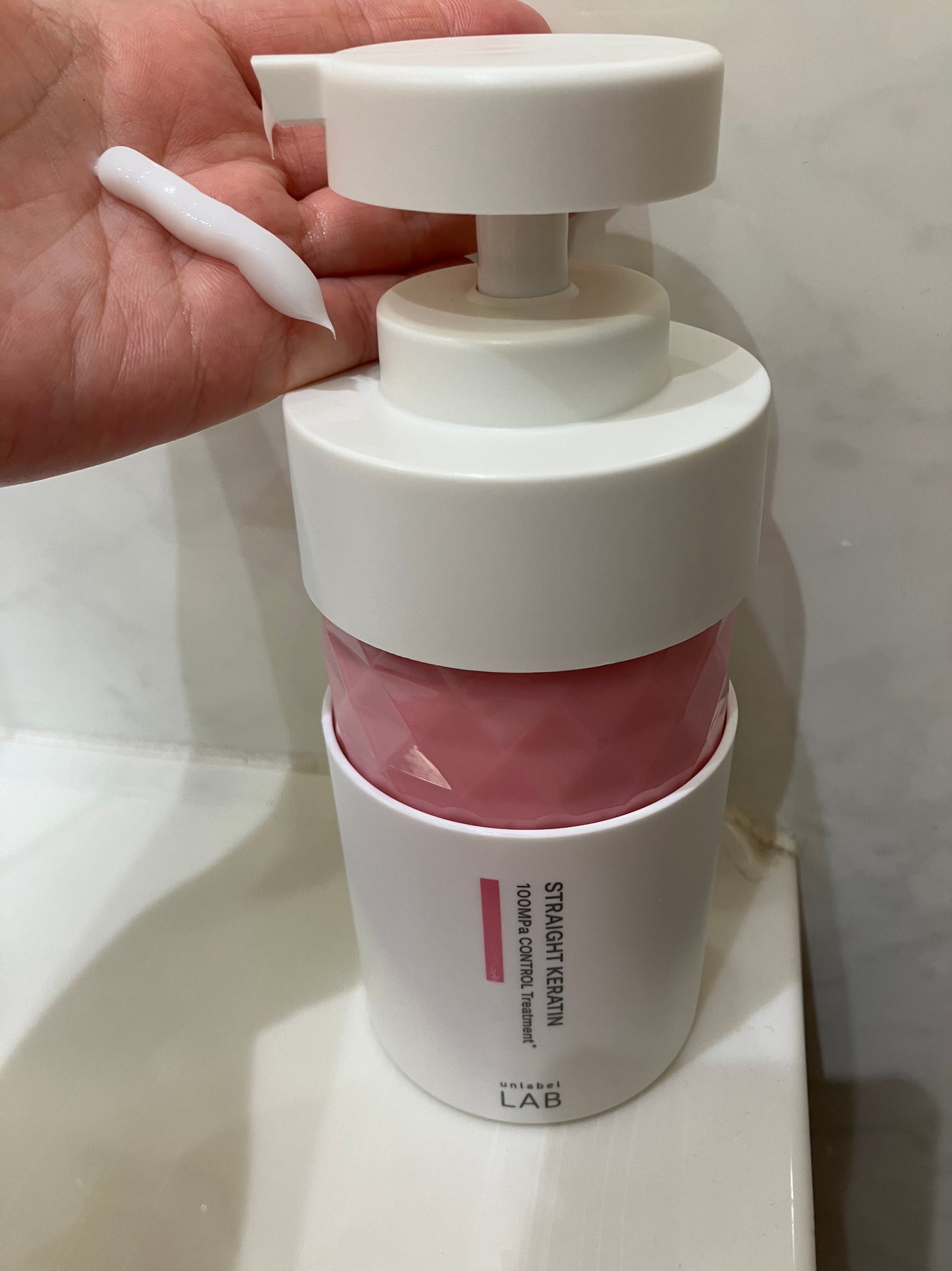 アンレーベル ラボ KRコントロール シャンプー/トリートメント/unlabel/市販シャンプーを使ったクチコミ(5枚目)