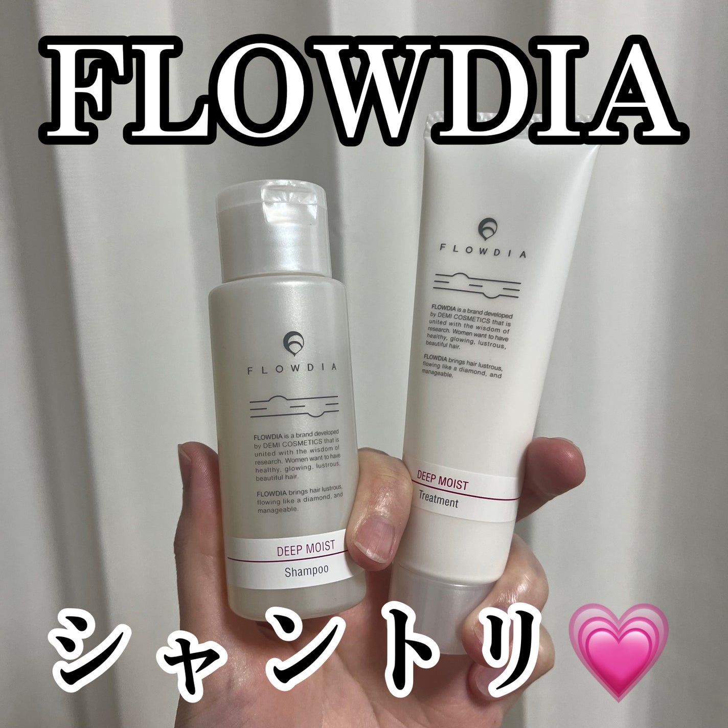 フローディア トリートメント スリークモイスト/FLOWDIA/洗い流すヘアトリートメントを使ったクチコミ(1枚目)