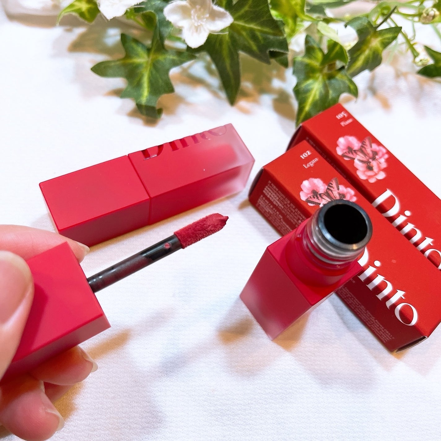 マダムバタフライコレクション ブラーニングリップベール/Dinto/口紅を使ったクチコミ(2枚目)