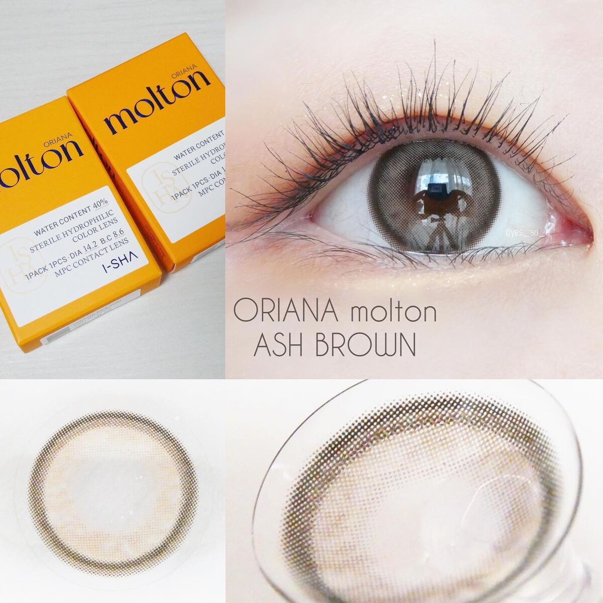 i-sha ORIANA MOLTONのクチコミ「#mitunolens @mitunolens 
 #ORIANAmolton
 #ASHBR.....」（2枚目）