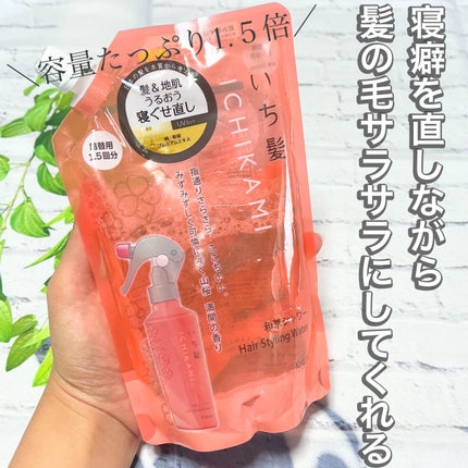 髪&地肌うるおう寝ぐせ直し和草シャワー/いち髪/ヘアミストを使ったクチコミ(1枚目)