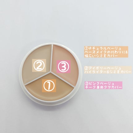 カバーアッププロコンシーラー/TFIT/パレットコンシーラーを使ったクチコミ(2枚目)