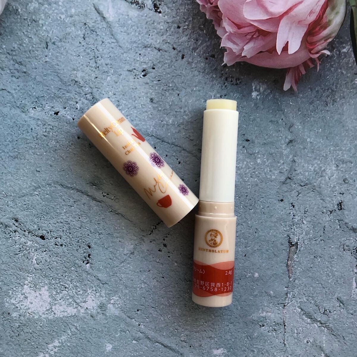 メルティクリームリップ インディアンチャイティーの香り/メンソレータム/リップクリームを使ったクチコミ（3枚目）