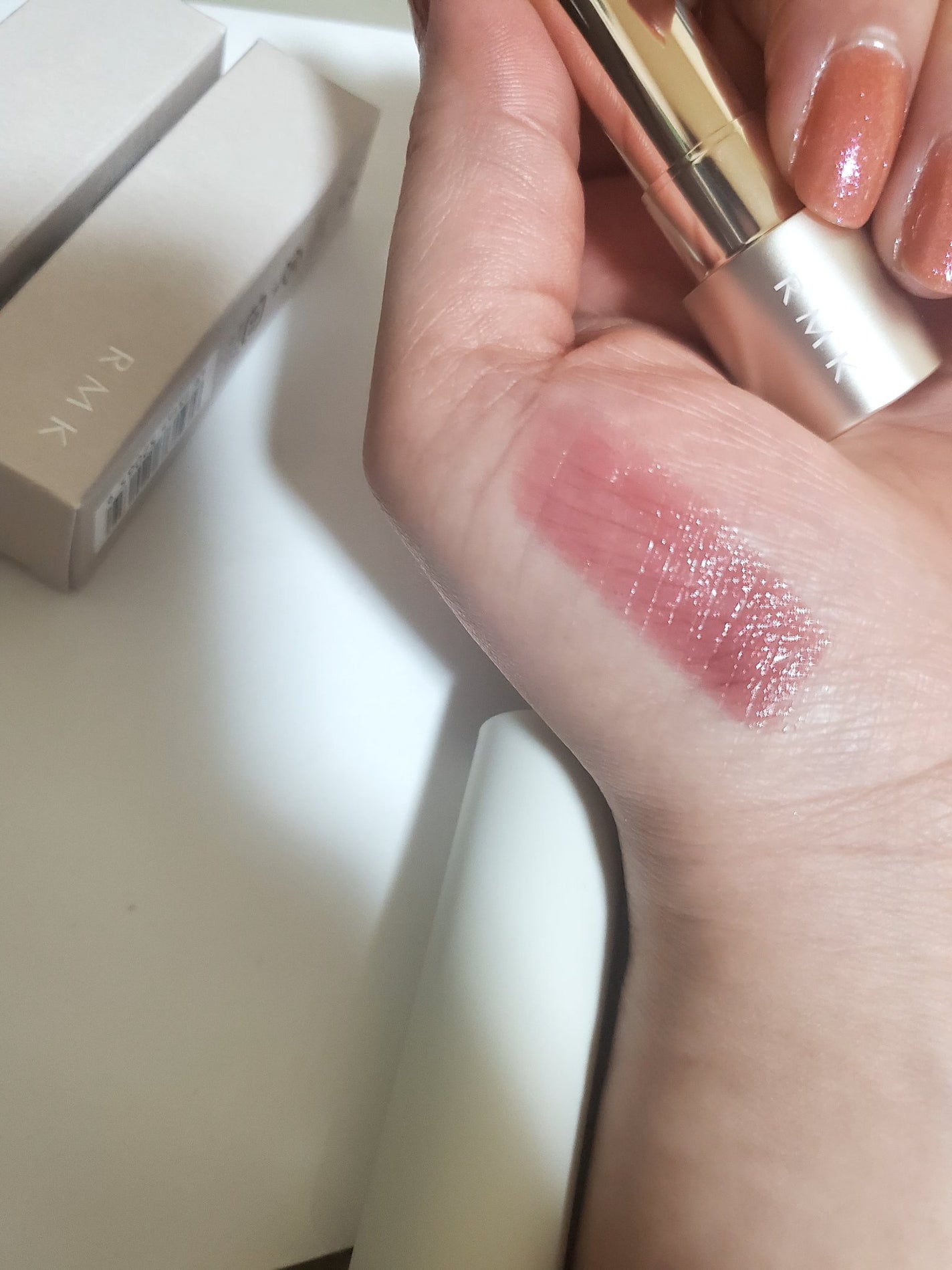 RMK デューイーメルト リップカラー/RMK/口紅を使ったクチコミ(3枚目)