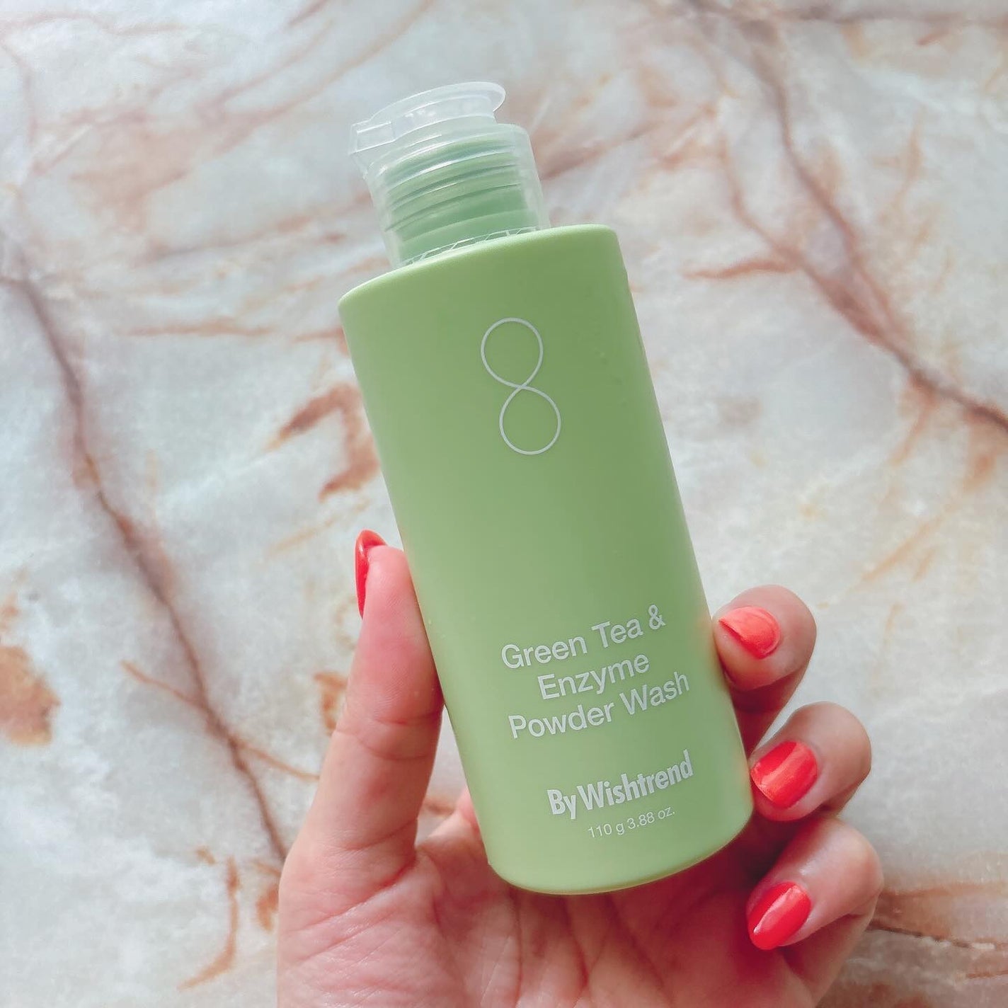 グリーンティー&エンザイムパウダーウォッシュ/By Wishtrend/洗顔パウダーを使ったクチコミ(5枚目)