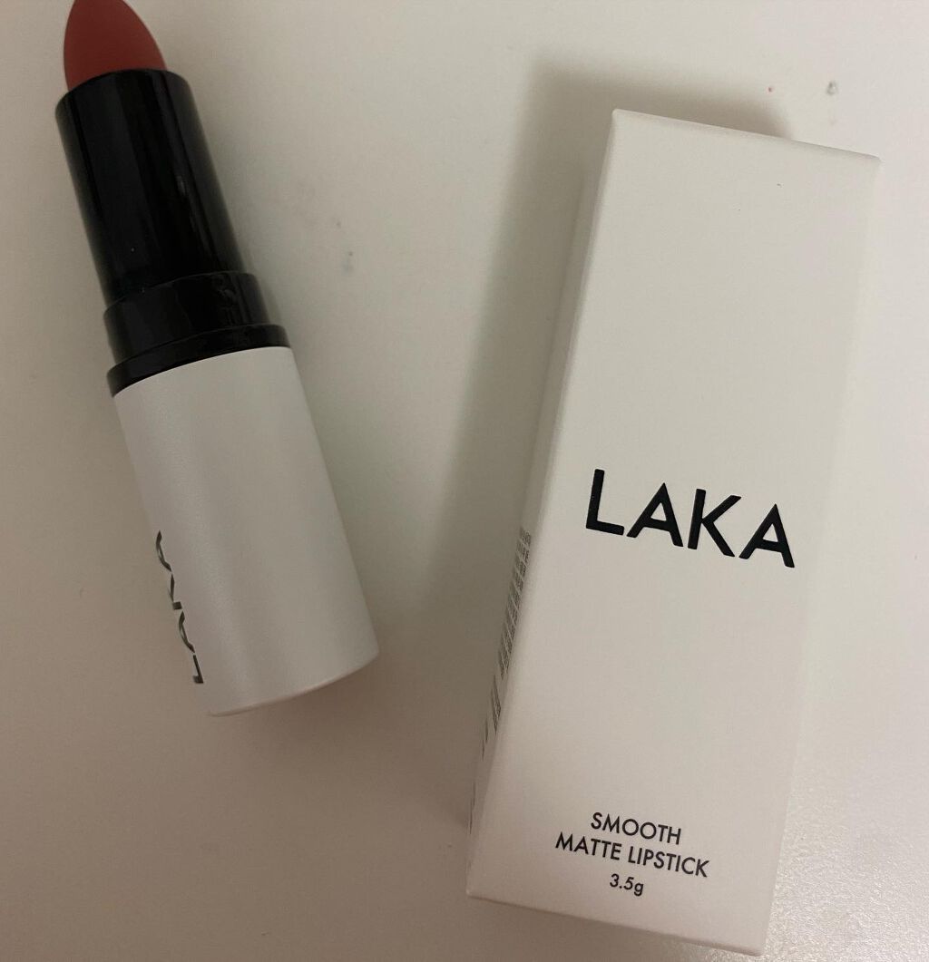 スムースマットリップスティック 02 SCOTT/Laka/口紅を使ったクチコミ（2枚目）