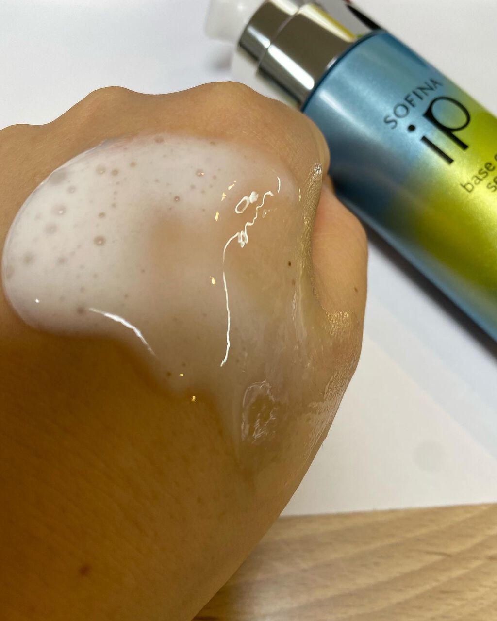 ベースケア セラム＜土台美容液＞/SOFINA iP/美容液を使ったクチコミ（3枚目）