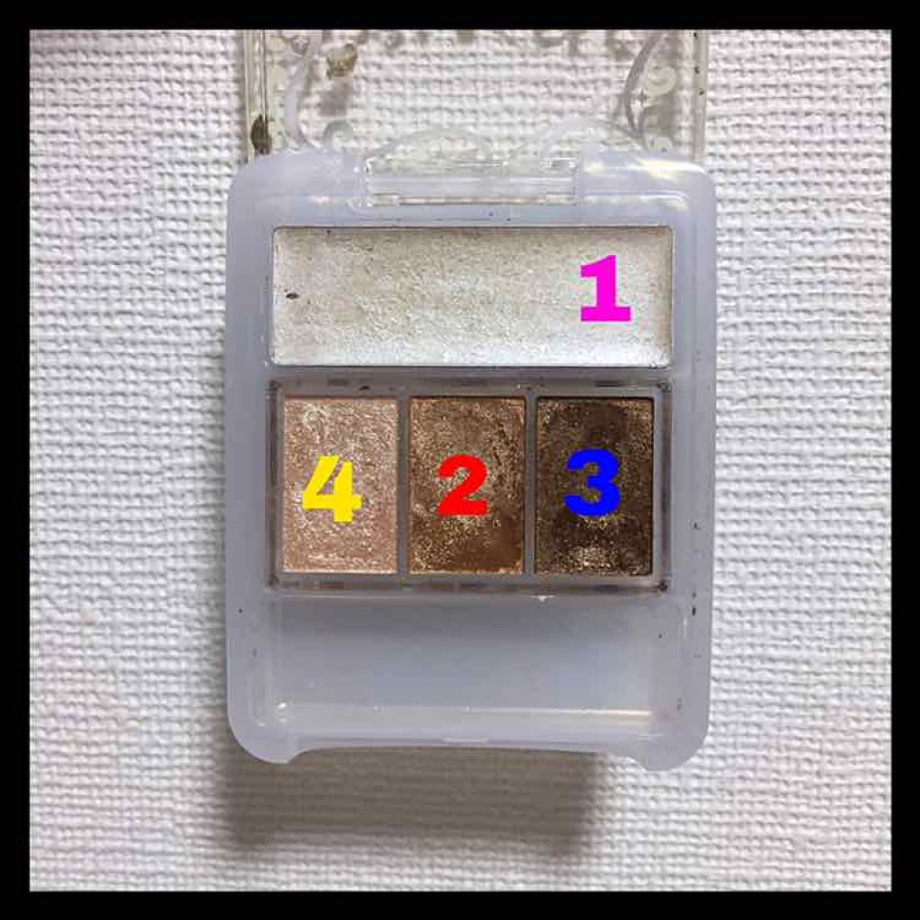 マジョルック(イルミネーター)/MAJOLICA MAJORCA/アイシャドウパレットを使ったクチコミ(2枚目)