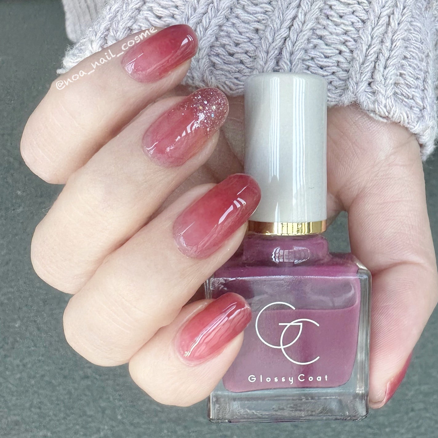 グロッシーコート/スキューズミー/オールインワンネイルを使ったクチコミ(1枚目)