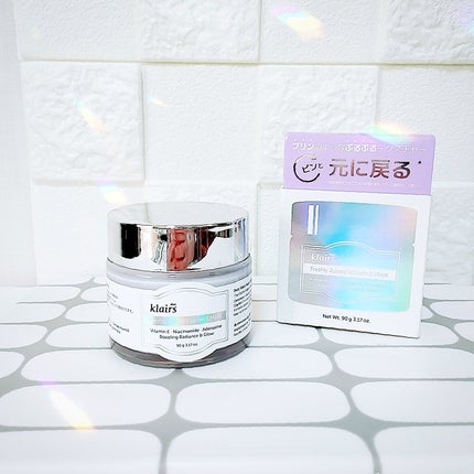 フレッシュリージュースドビタミンEマスク(90g)/Klairs/フェイスクリームを使ったクチコミ(2枚目)