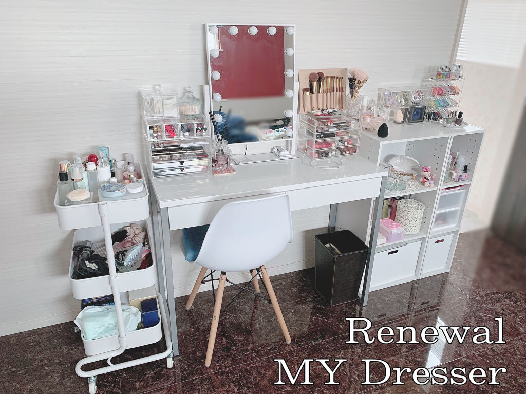 重なるアクリルケース２段引出・大/無印良品/その他化粧小物を使ったクチコミ（1枚目）