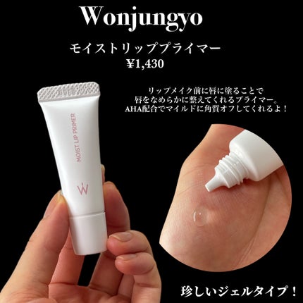 ウォンジョンヨ モイストリッププライマー /Wonjungyo/リップオイルを使ったクチコミ(2枚目)