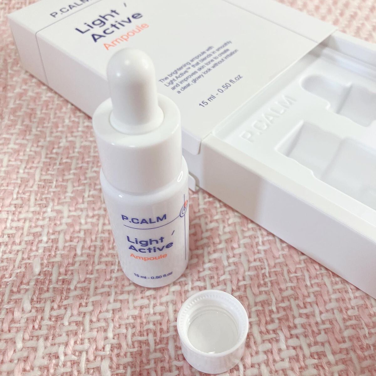 ライトアクティブアンプル/P.CALM/美容液を使ったクチコミ（1枚目）