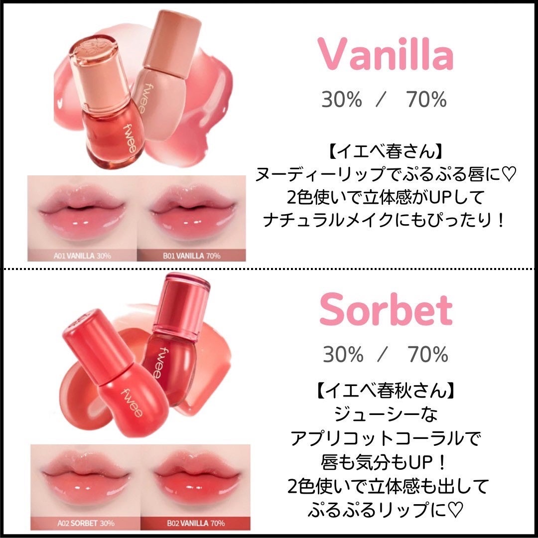 フィー 3Dボリューミンググロス/fwee/リップグロスを使ったクチコミ(3枚目)