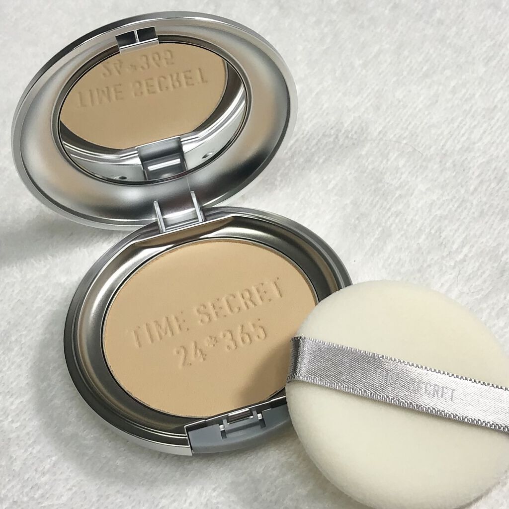 ミネラルプレストパウダーR ミディアムオークル/TIME SECRET/プレストパウダーを使ったクチコミ（2枚目）