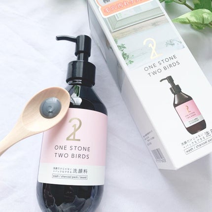 洗顔だけじゃない+パックもできる洗顔料/ONE STONE TWO BIRDS/その他洗顔料を使ったクチコミ(3枚目)