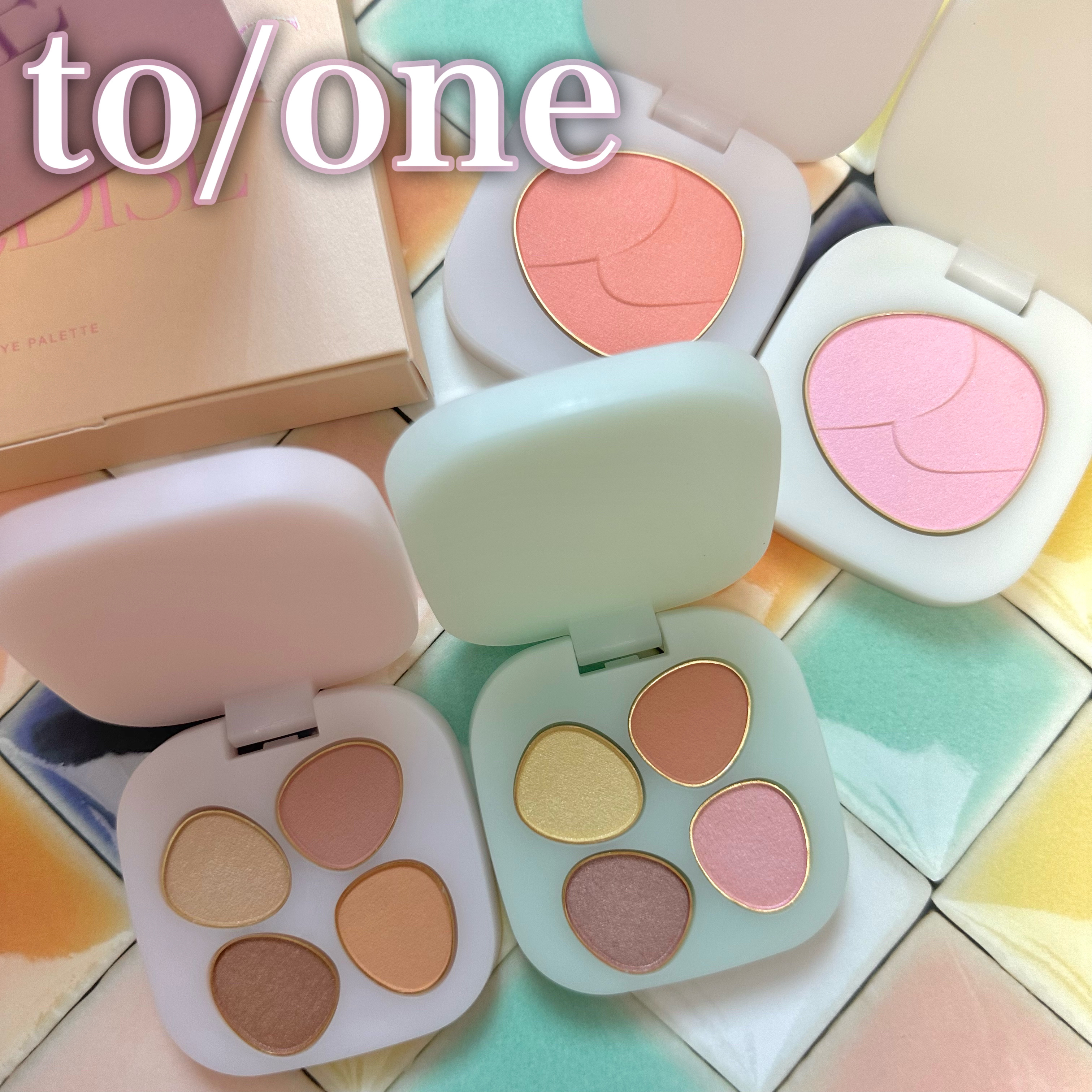 トーン ペタル フロート ブラッシュ/to/one/パウダーチークを使ったクチコミ（1枚目）