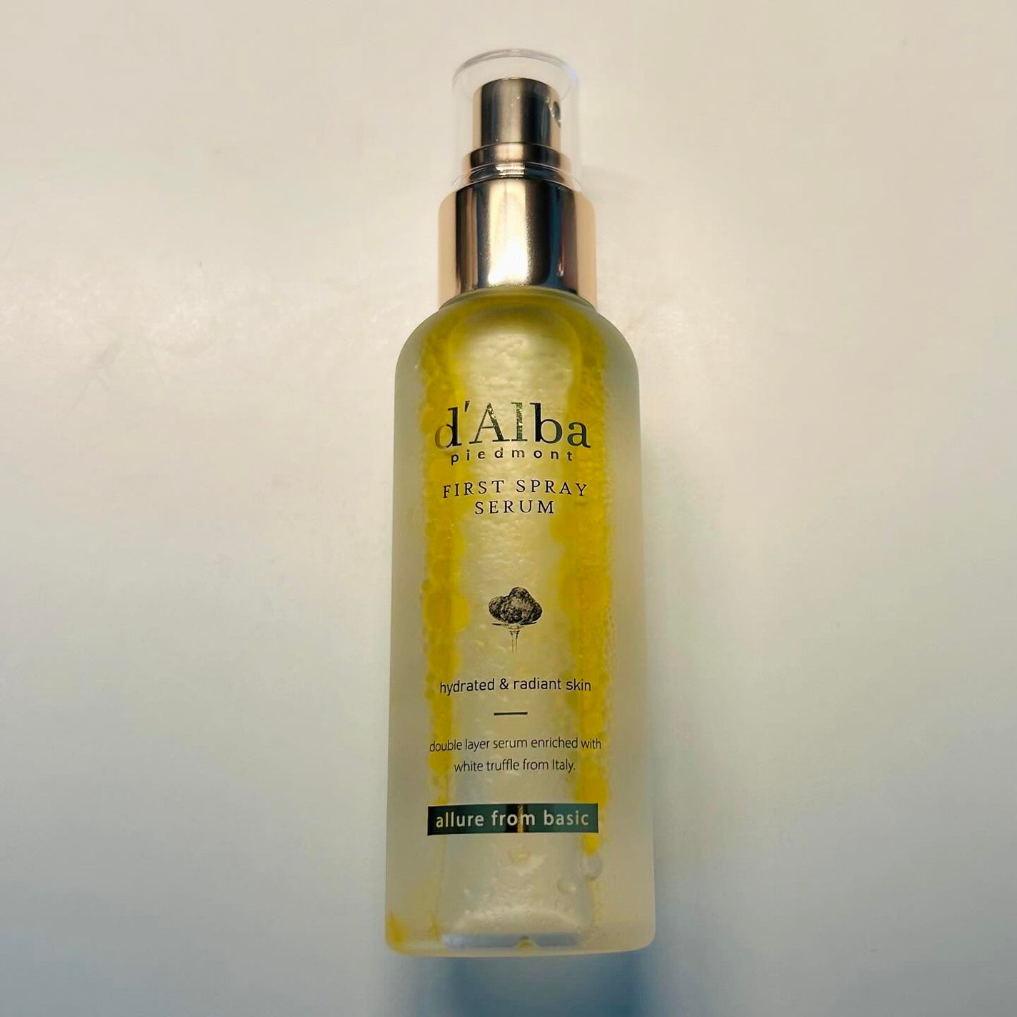 ダルバ ホワイトトリュフファーストスプレーセラム/ダルバ/ミスト状化粧水を使ったクチコミ(3枚目)